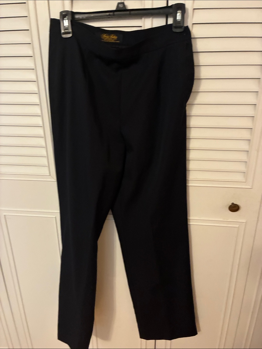 Brooks Brothers Black Straight-Leg Women's Pants 10P